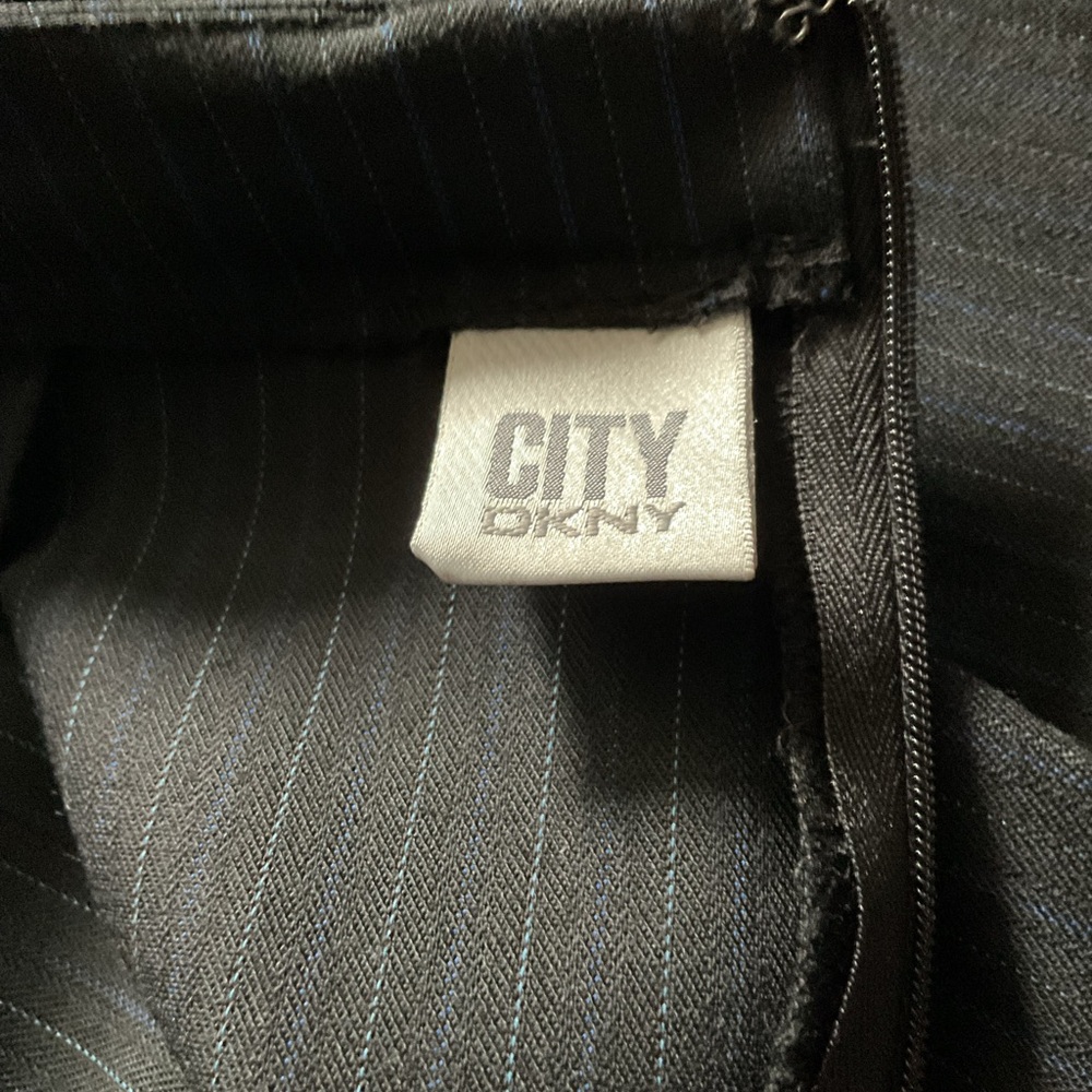 DKNY City Black Pinstripe Jacket